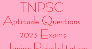 tnpsc aptitude questions