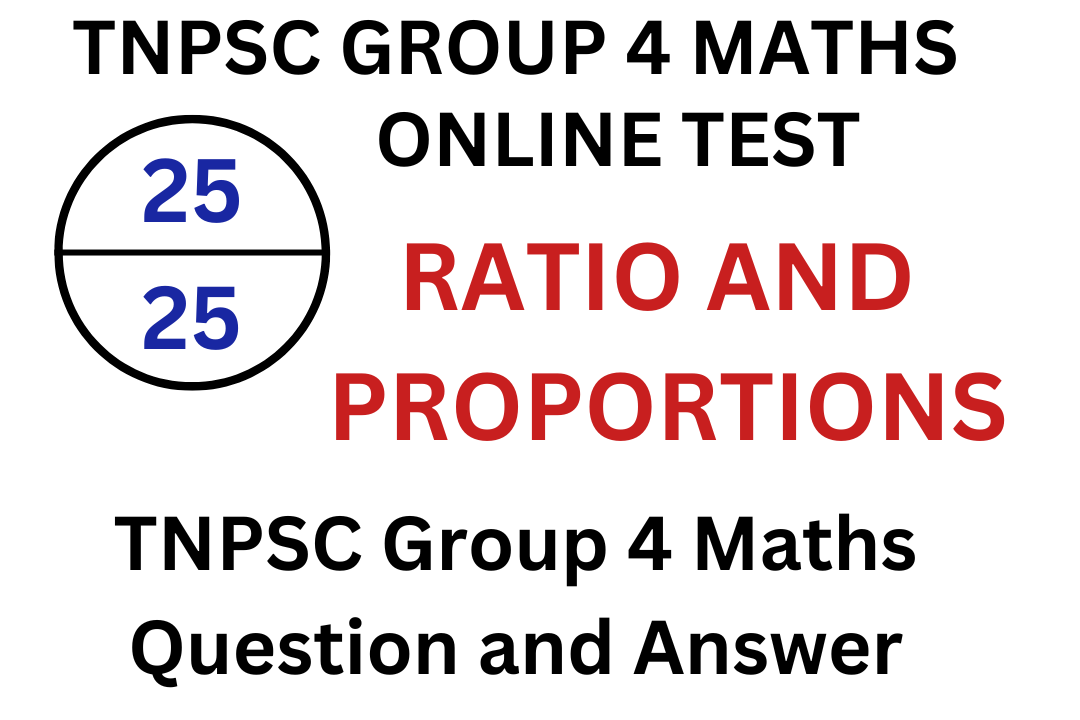 TNPSC GROUP 4 MATHS ONLINE TEST