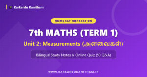 NMMS 7th Maths Unit 2