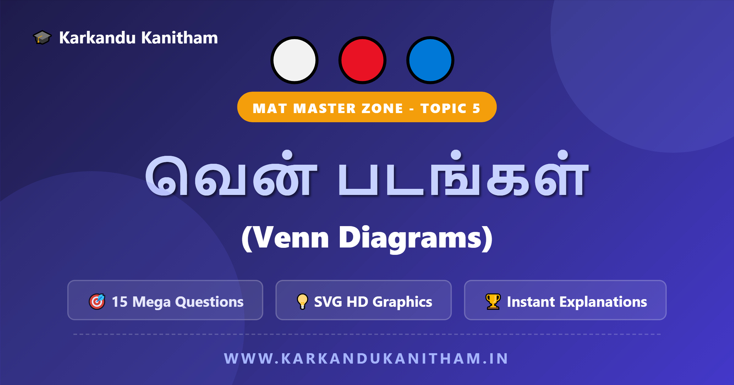 NMMS MAT Venn Diagrams