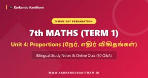 NMMS 7th Maths Unit 4